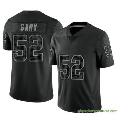Mens Green Bay Packers Rashan Gary Black Limited Reflective Gbp212 Jersey GBP425